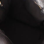 Gucci Monogram Canvas Bamboo Top Handle Bag