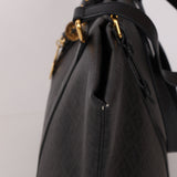 Fendi Zucchino Shopping Tote Black Coated Canvas