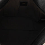 Fendi Zucchino Charmy Shopper Tote Black Coated Canvas
