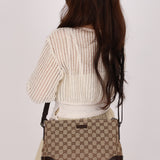 Gucci Monogram Canvas Crossbody Bag