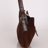 Fendi Baguette Brown Suede