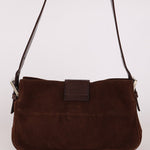 Fendi Baguette Brown Suede
