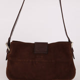 Fendi Baguette Brown Suede