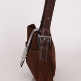Fendi Baguette Brown Suede