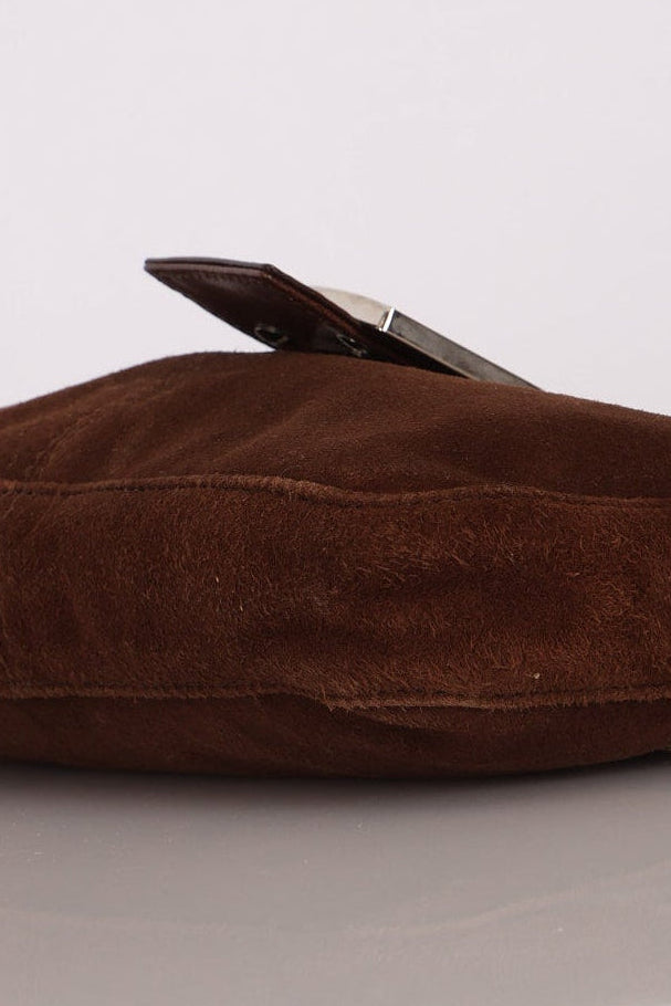 Fendi Baguette Brown Suede
