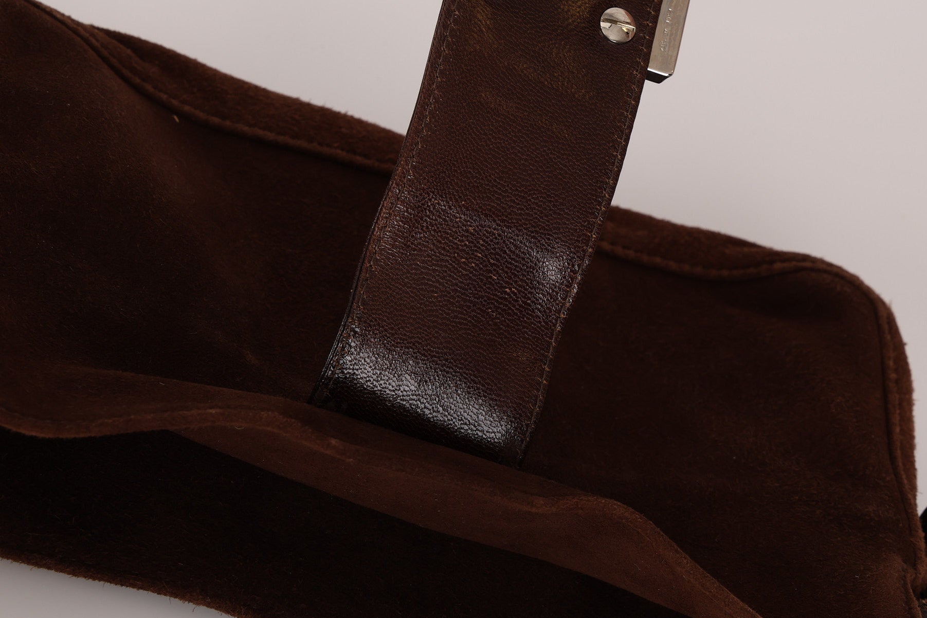 Fendi Baguette Brown Suede