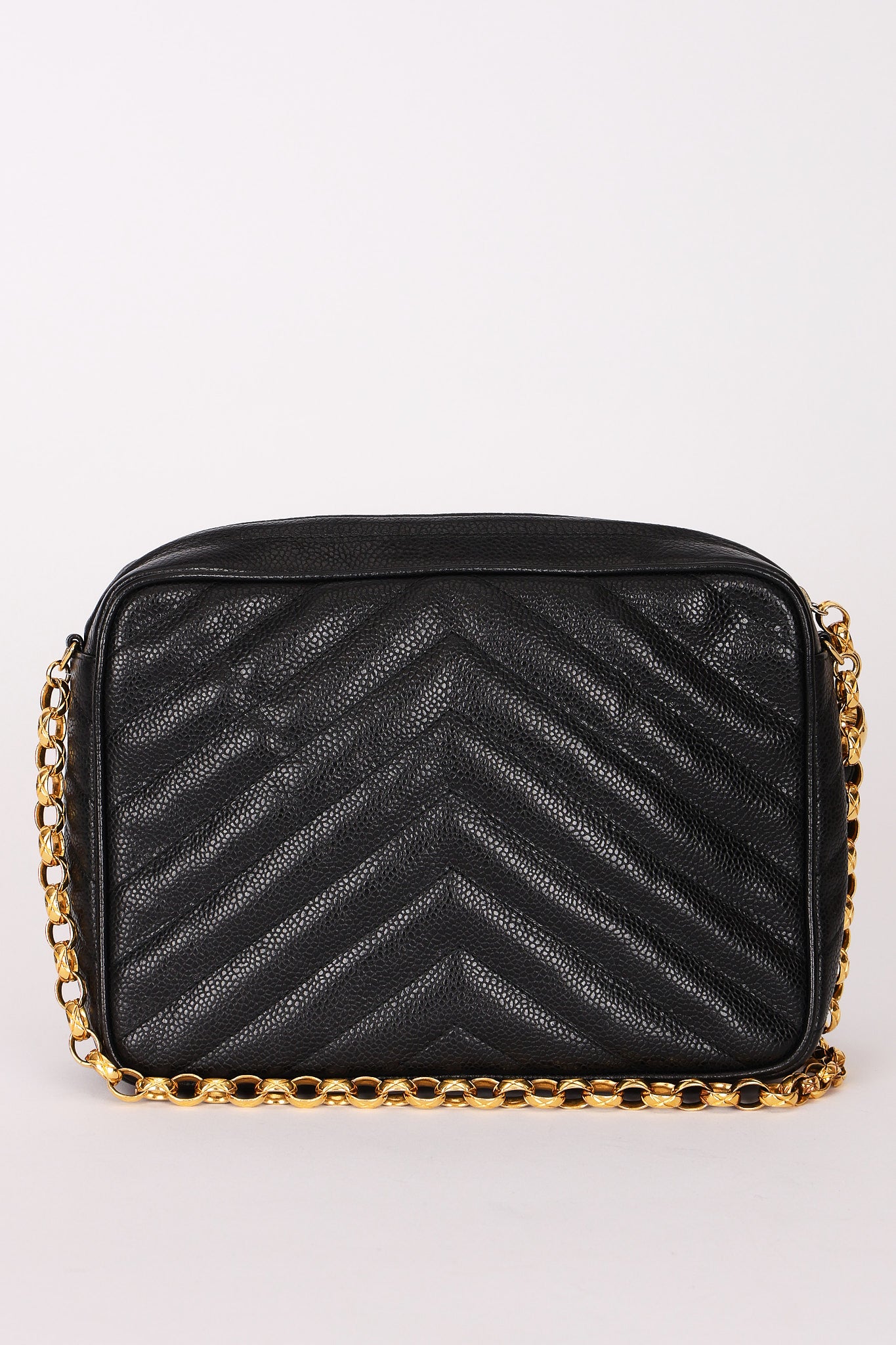 Chanel Bijoux Coco Crush Camera Bag Black Caviar 24K GP