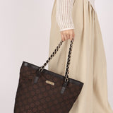 Gucci Monogram Nylon Chain Tote