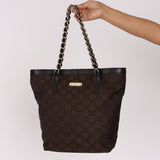 Gucci GG Nylon Capri Chain Tote