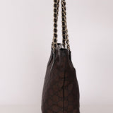 Gucci Monogram Nylon Chain Tote