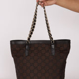 Gucci Monogram Nylon Chain Tote