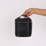 Chanel Timeless Vanity Bag Black Caviar 24K GP