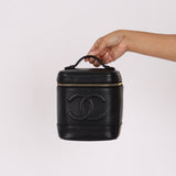 Chanel Timeless Vanity Bag Black Caviar 24K GP