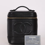 Chanel Timeless Vanity Bag Black Caviar 24K GP