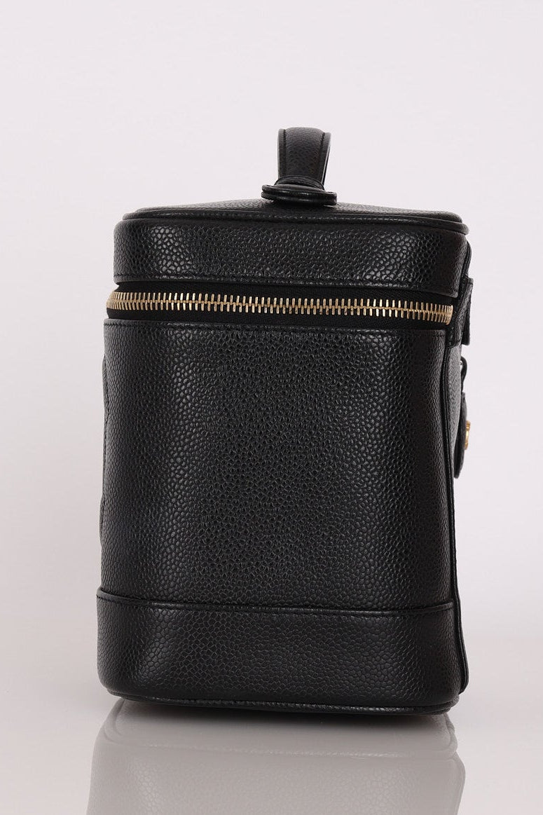 Chanel Timeless Vanity Bag Black Caviar 24K GP