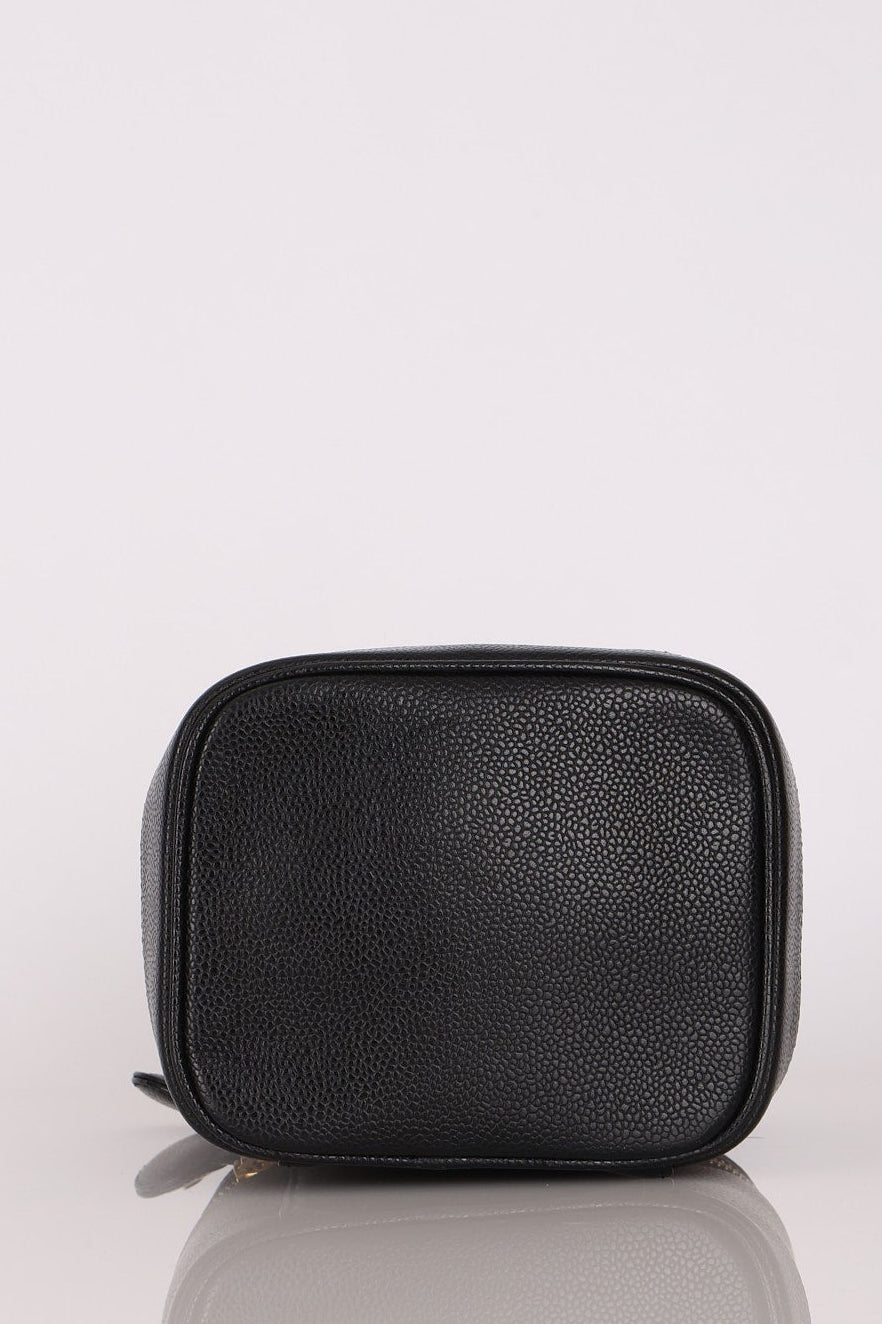 Chanel Timeless Vanity Bag Black Caviar 24K GP
