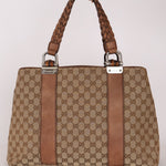 Gucci Medium Monogram Canvas Bamboo Bar Tote