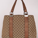 Gucci Medium Monogram Canvas Bamboo Bar Tote