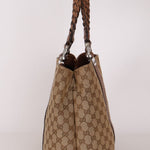 Gucci Medium Monogram Canvas Bamboo Bar Tote