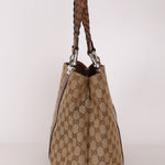 Gucci Medium Monogram Canvas Bamboo Bar Tote