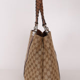 Gucci Medium Monogram Canvas Bamboo Bar Tote