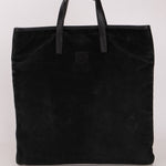 Loewe Anagram Tote Black Suede