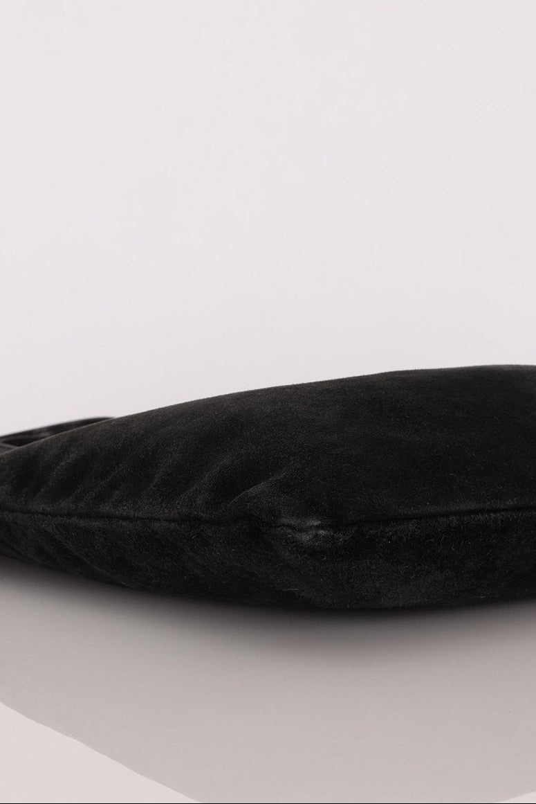 Loewe Anagram Tote Black Suede