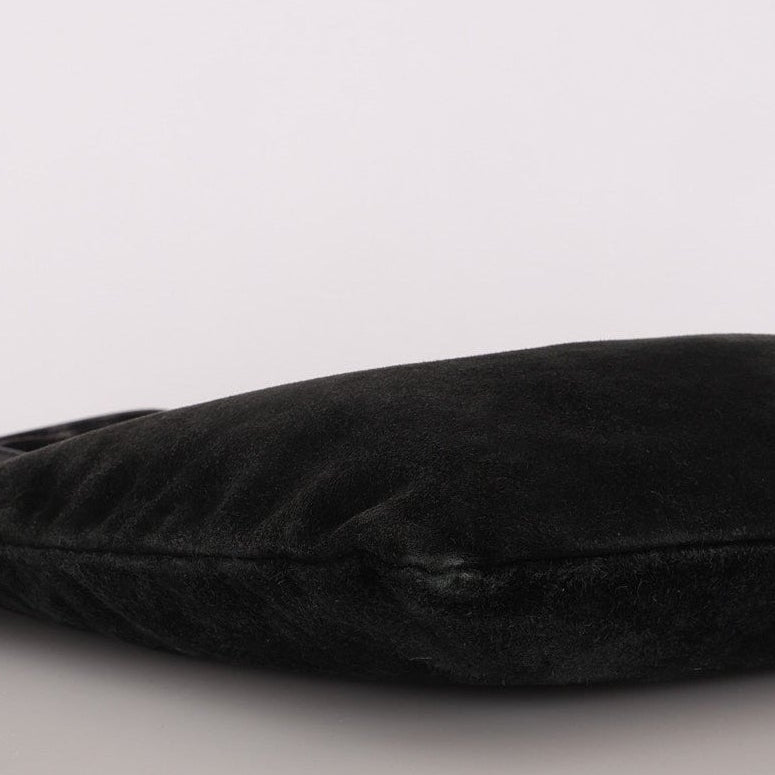 Loewe Anagram Tote Black Suede