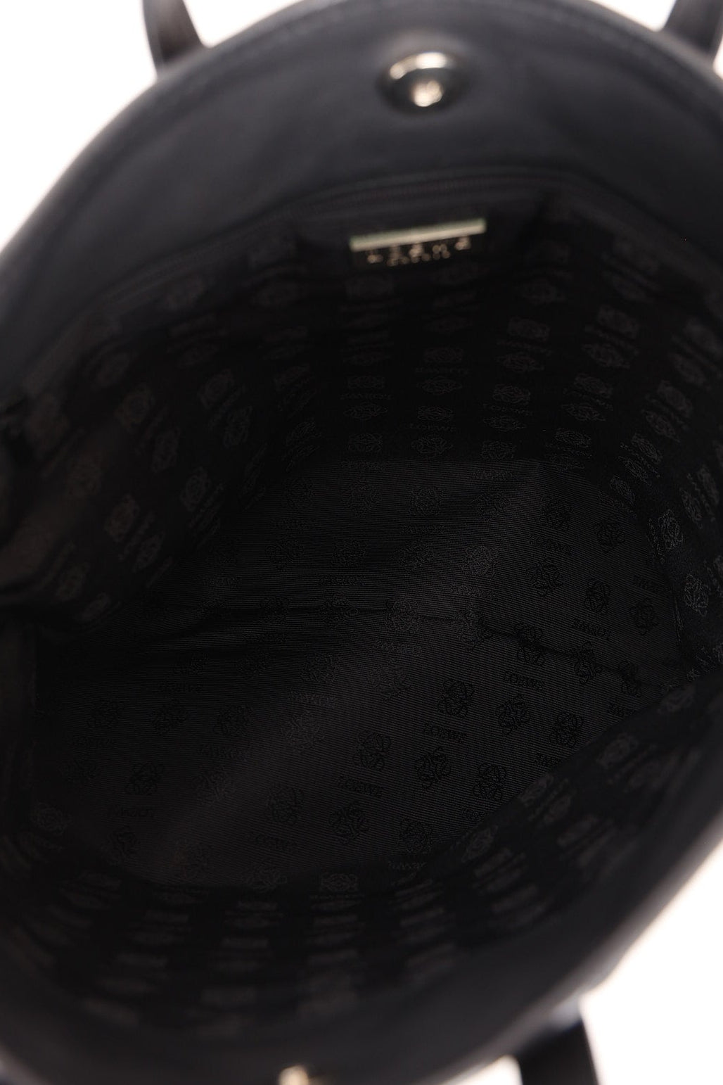 Loewe Anagram Tote Black Suede