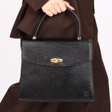 Louis Vuitton Epi Leather Kelly Hand Bag Noir Black