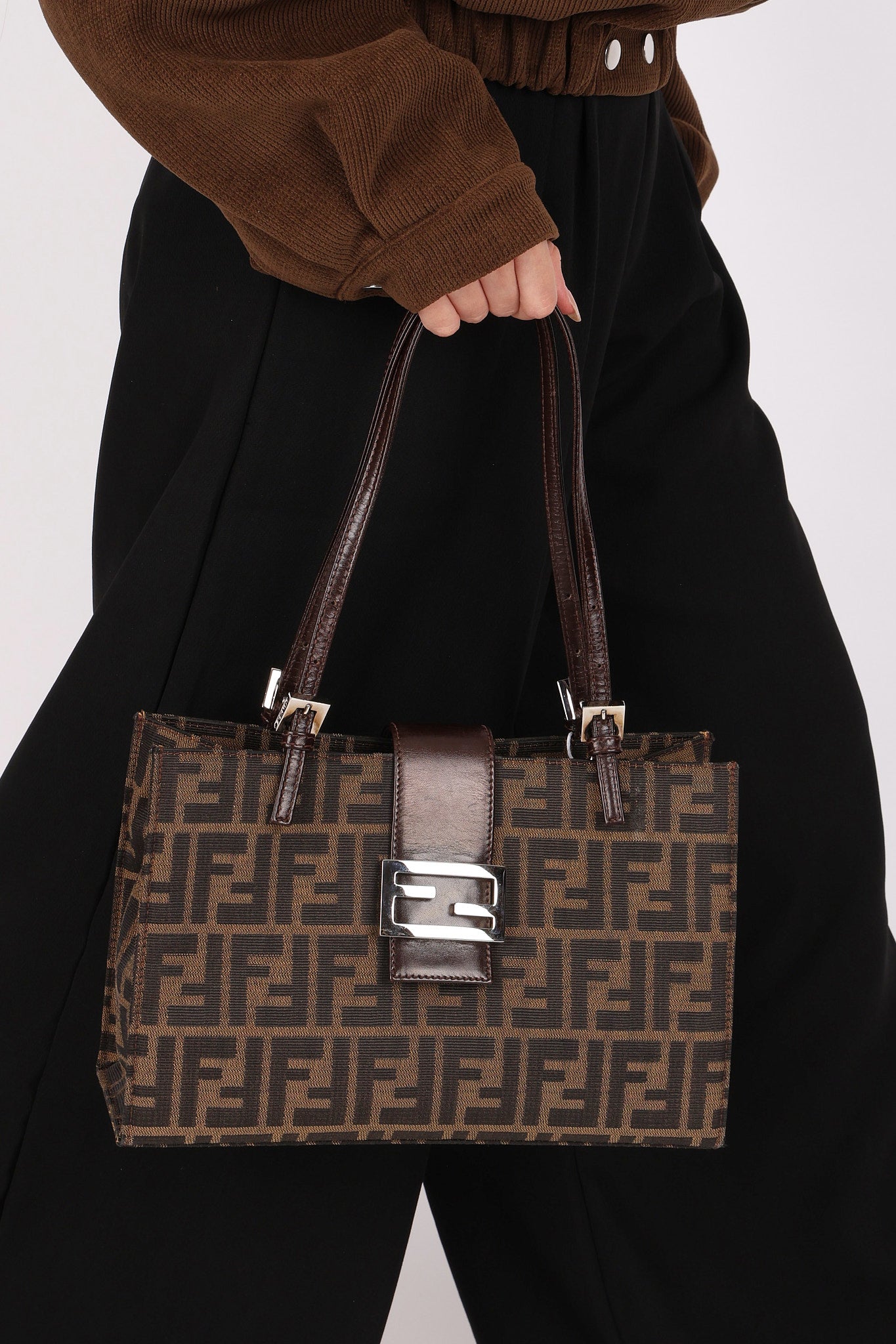 Fendi Zucca Toast Tote