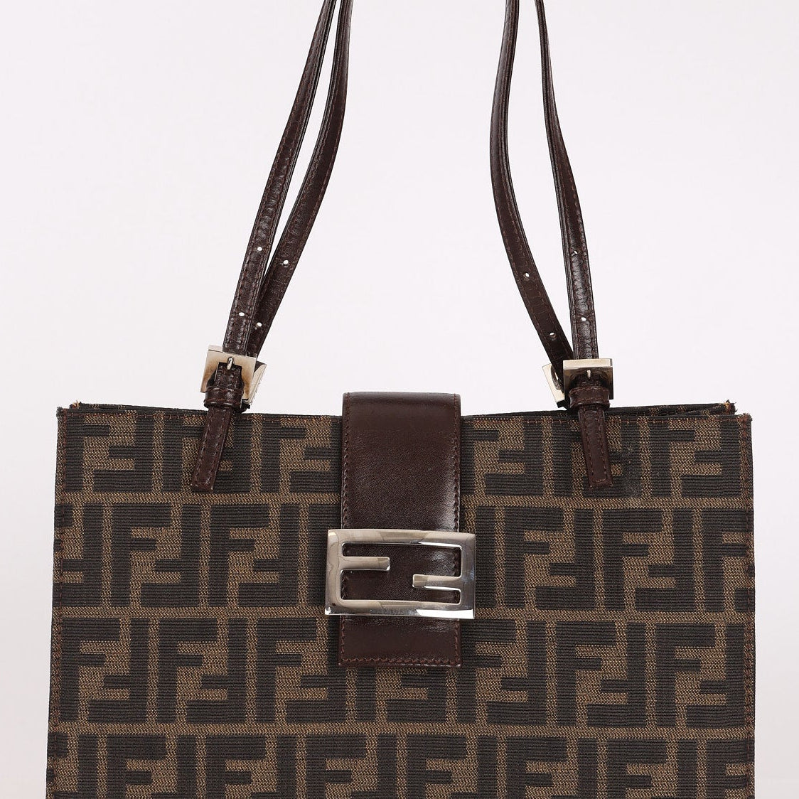 Fendi Zucca Baguette Toast Tote