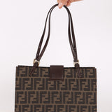 Fendi Zucca Baguette Toast Tote