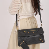 Balenciaga Gris Fossile Clutch with Strap Motorcross Giant 12