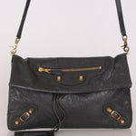 Balenciaga Gris Fossile Clutch with Strap Motorcross Giant 12