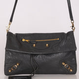 Balenciaga Gris Fossile Clutch with Strap Motorcross Giant 12