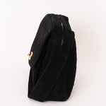 Chanel Coco Crush Camera Crossbody Bag Black Suede 24K GP