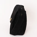 Chanel Coco Crush Camera Crossbody Bag Black Suede 24K GP