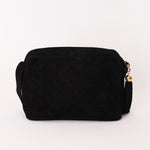 Chanel Coco Crush Camera Crossbody Bag Black Suede 24K GP