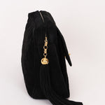 Chanel Coco Crush Camera Crossbody Bag Black Suede 24K GP