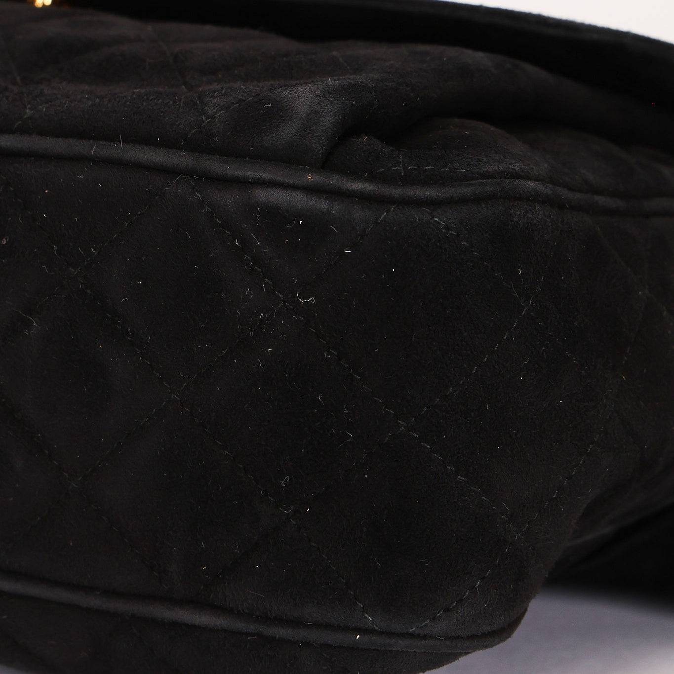 Chanel Coco Crush Camera Crossbody Bag Black Suede 24K GP