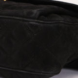 Chanel Coco Crush Camera Crossbody Bag Black Suede 24K GP