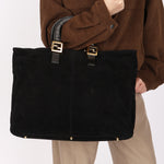 Fendi Suede Tote