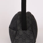 Gucci Monogram Denim Half Moon Shoulder Bag