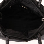 Prada Tessuto Bow Braided Top Handle Bag