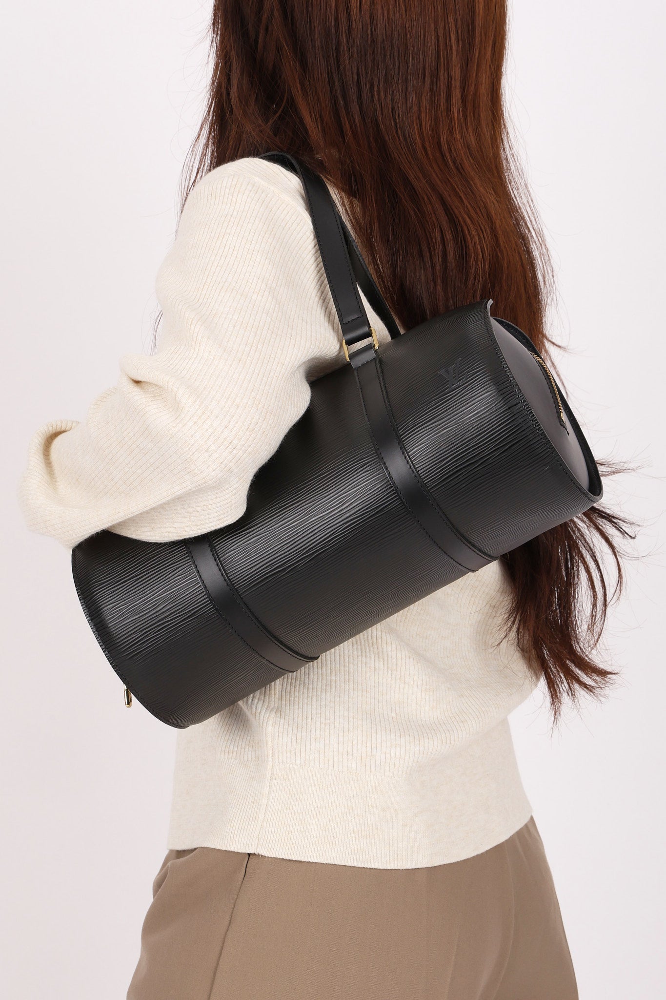 Louis Vuitton Epi Soufflot Black