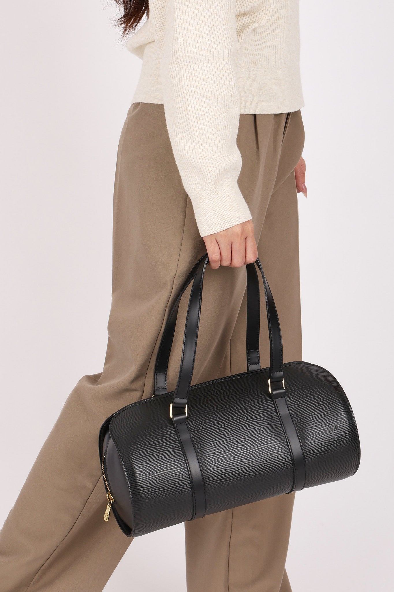 Louis Vuitton Epi Soufflot Black