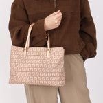 Fendi Zucchino Mini Tote Pink