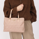 Fendi Zucchino Mini Tote Pink