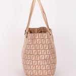 Fendi Zucchino Mini Tote Pink